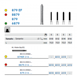 Fresa Diamante Torpedo Largo Bisel – A/V