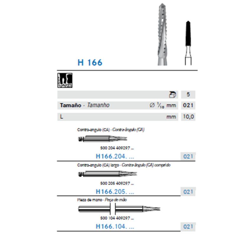 Fresa Carbide Tronco Cónica P/ Hueso Tipo Lindemann - Cirugía – C/A
