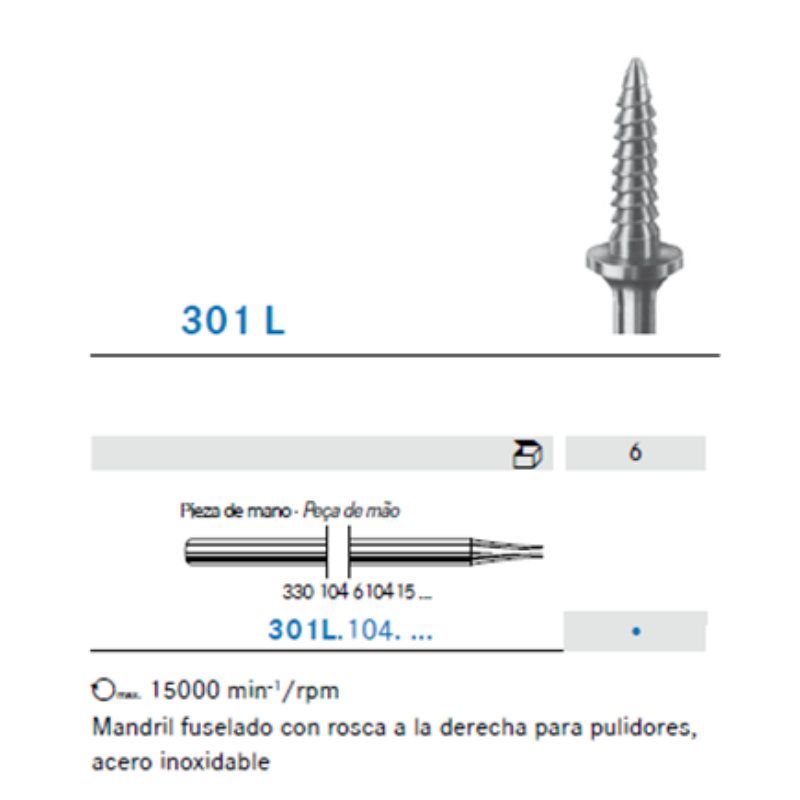 Mandril Con Rosca P/M