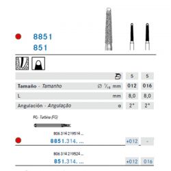 Fresa Diamante cónica Punta Inactica – A/V