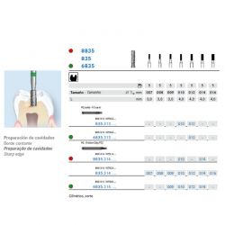 Fresa Diamante Cilíndrica Punta Plana – A/V Y C/A