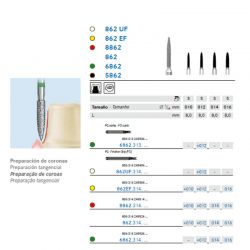 Fresa Diamante Llama Larga – A/V