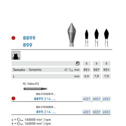 Fresa Diamante Especial Abrasivo Oclusal / Palatino