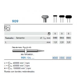 Fresón Diamante Rueda C/ Bordes Redondeados Lab – P/M