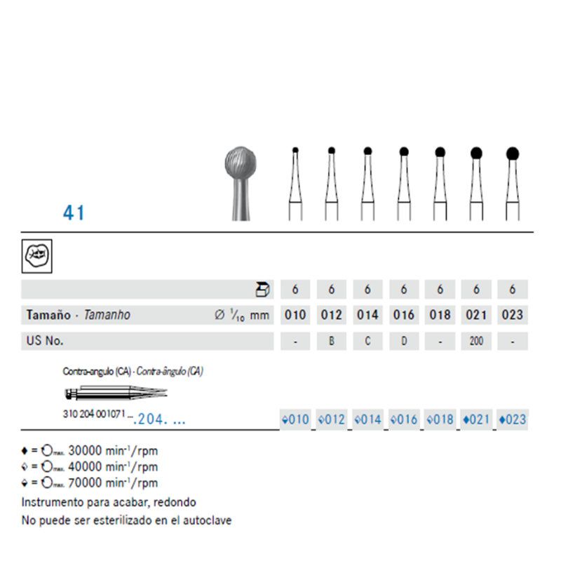 Fresa Acero Para Acabado – C/A
