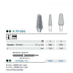 Freson Carbide Tronco Cónico Para Acrílico Blando – P/M