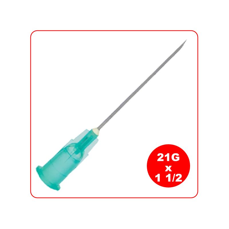 AGUJA 21G X 1 1/2 AGUJA 21G X 1 1/2