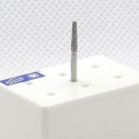 Lote De 100 Fresas De Diamante TR-19B Para Pieza De Mano Dental - Punta Redonda Cónica, Grado Super Grueso, Tipo FG